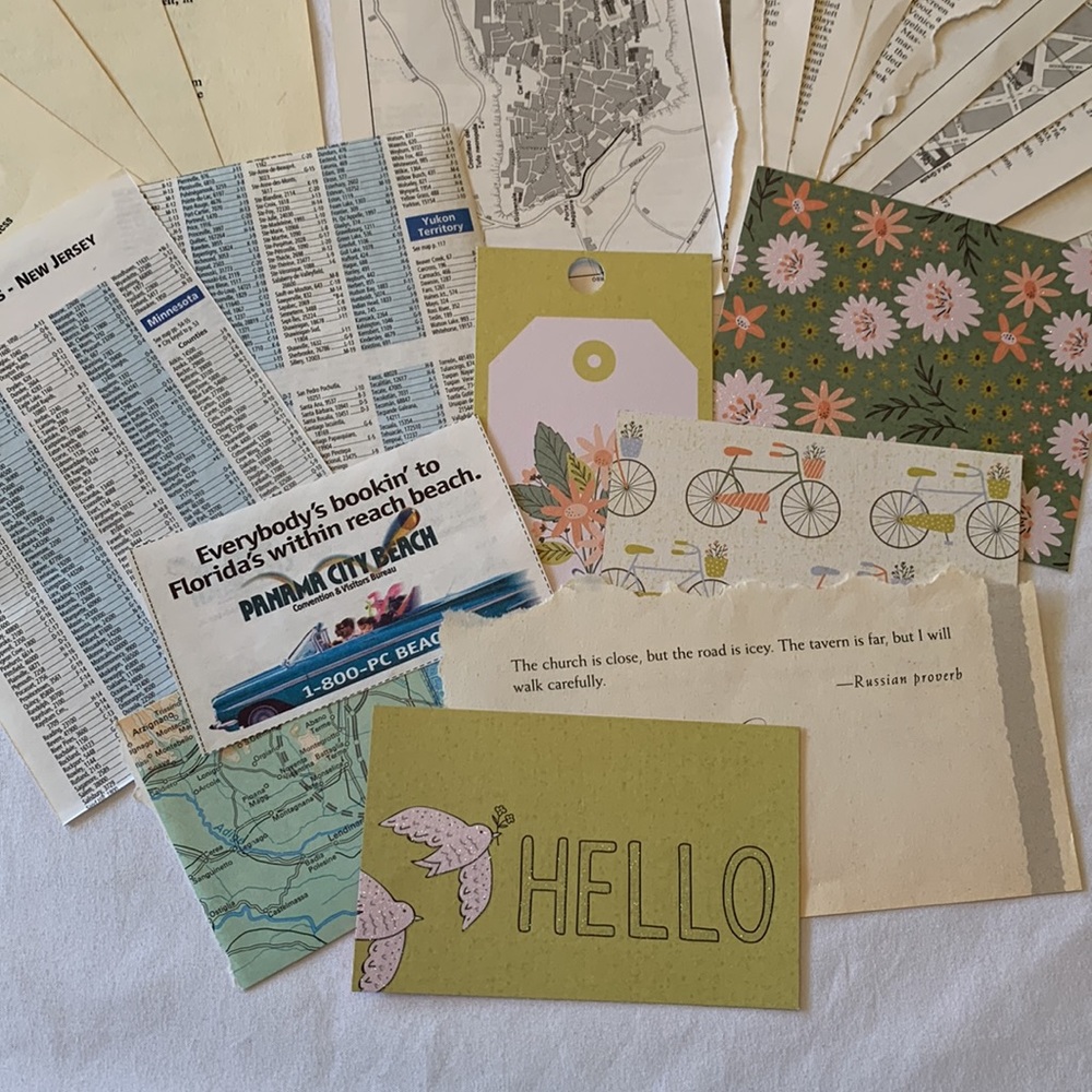 Over 50 vintage book pages for junk journaling and paper crafting. Variety! - Picture 11 of 11